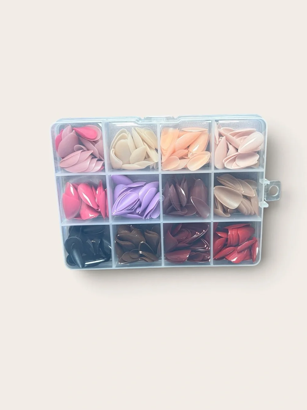 Colored Nail Tips 360 piece